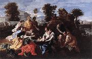 Nicolas Poussin Finding of Moses China oil painting reproduction
